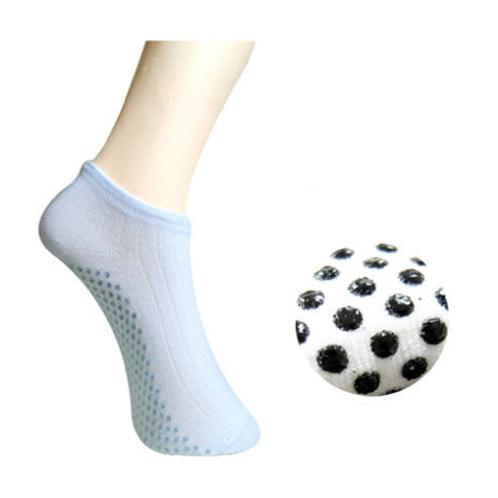 full image Ceramic Massage Socks White Women 2Pairs