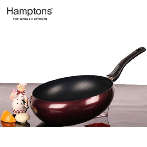 Hamptons FLOWER DIAMOND 28cm New Wokpan(Diamond Coated)